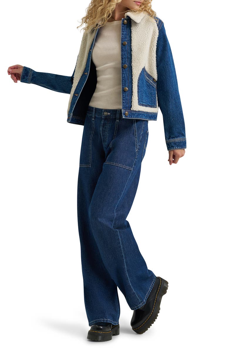 Lee Mixed Media Denim Jacket, Alternate, color, Talk To Me