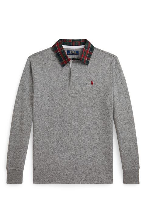 Long Sleeve Cotton Polo