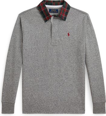 Long Sleeve Cotton Polo