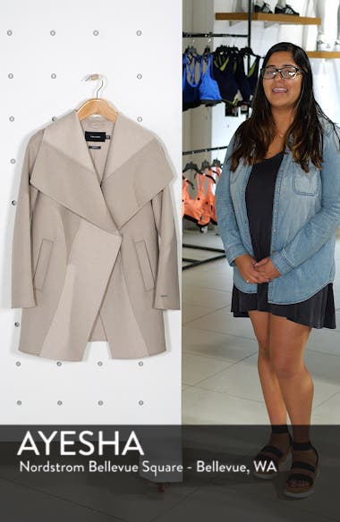 Tahari Nicky Double Face Wool Blend Oversize Coat (Women) | Nordstrom