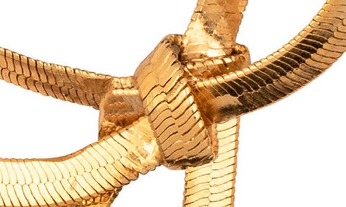 Jennifer Behr Gretta Bow Drop Earrings In Gold