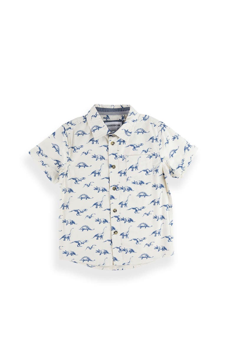 Sovereign Code Legacy Shirt, Main, color, Oyster Grey/ Dino Fam