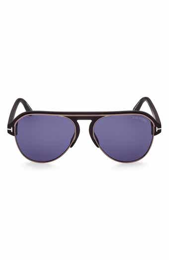 TOM FORD Marshall 58mm Gradient Pilot Sunglasses