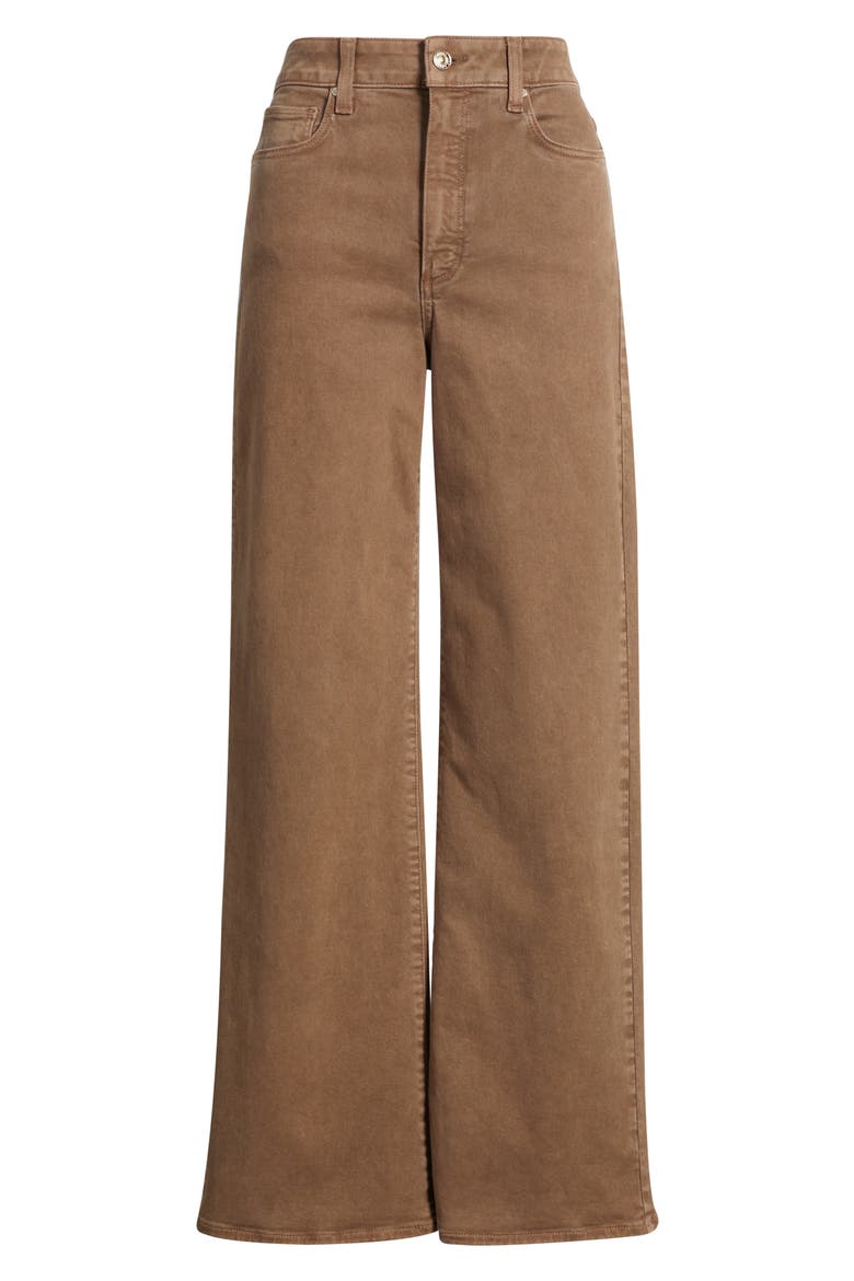 Anessa High Waist Wide Leg Jeans, Alternate, color, VINTAGE CHAMPAGNE STONE