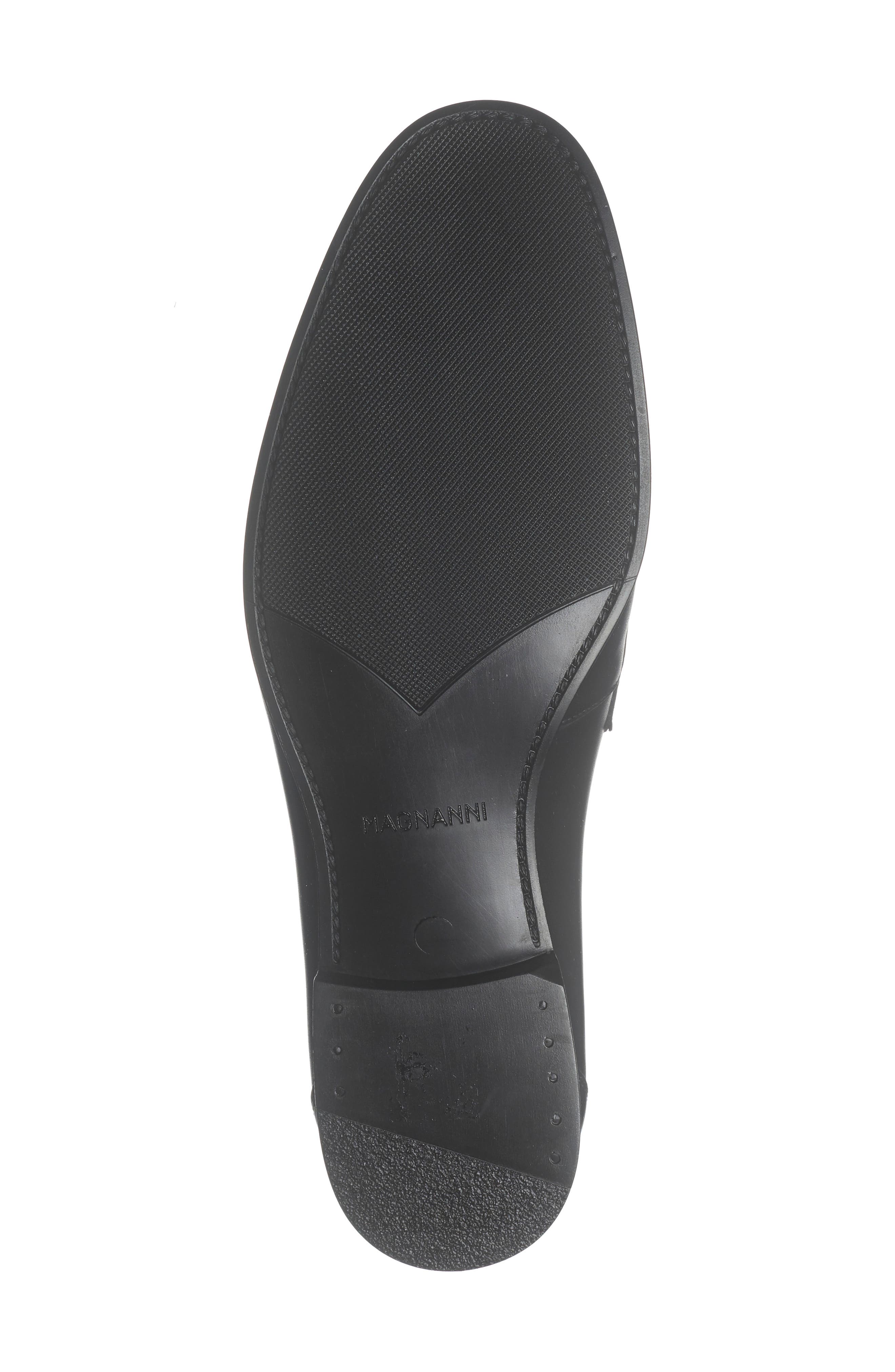 Magnanni Tavarez Horsebit Loafer, Alternate, color, Black