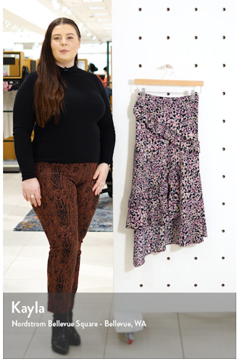 Ditsy Meadow Ruffle High/Low Skirt video