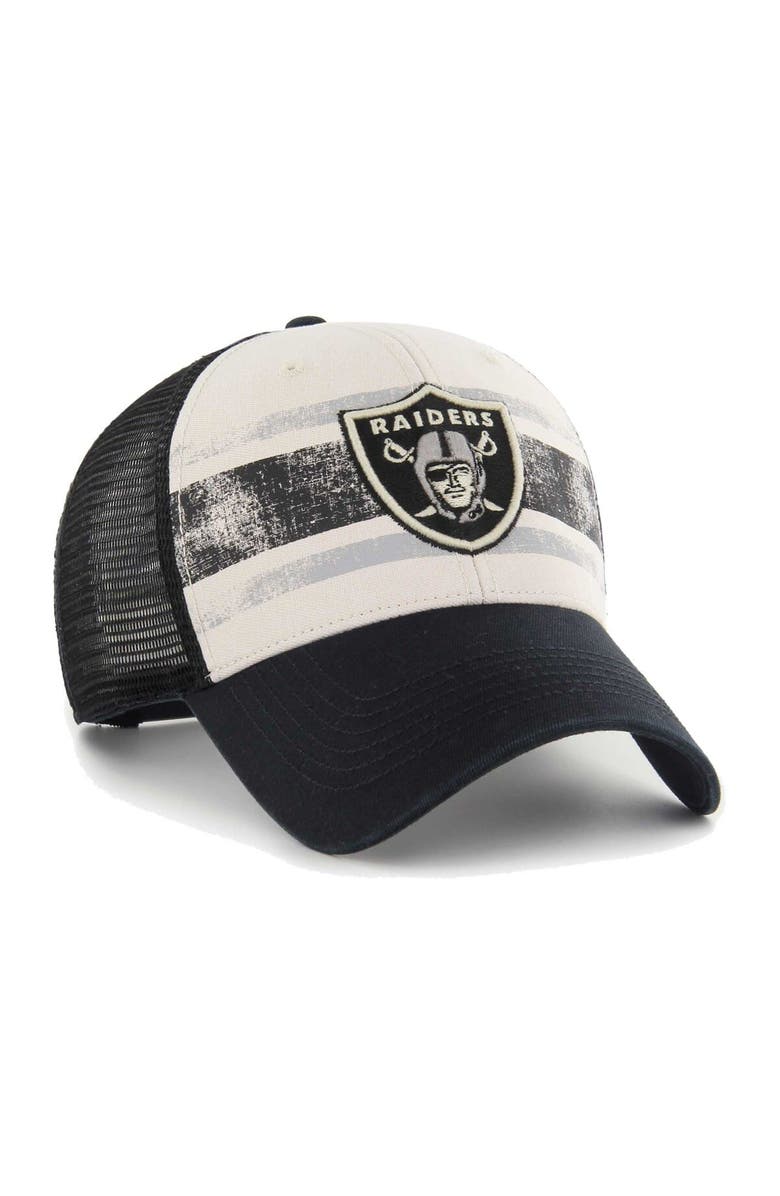 '47 Men's '47 Cream Las Vegas Raiders Breakout MVP Trucker Adjustable Hat, Alternate, color, Cream