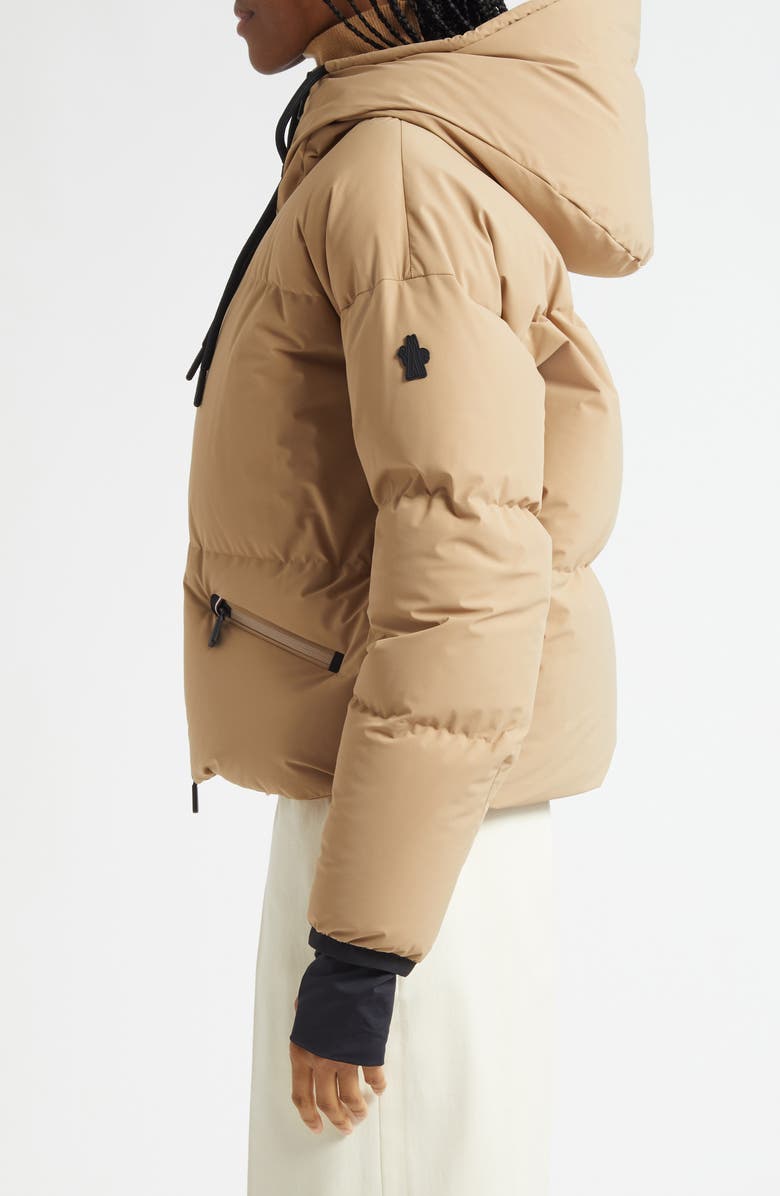 Moncler Grenoble Allesaz Hooded Down Puffer Jacket, Alternate, color, Neutral