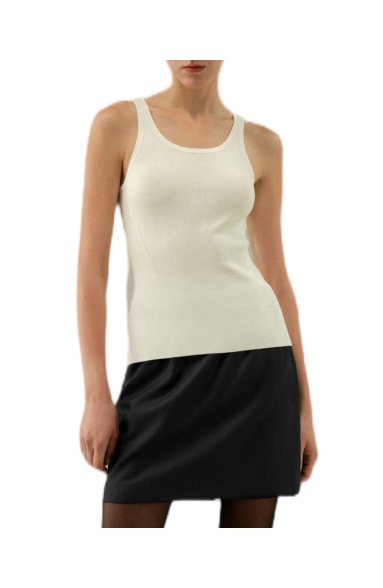 Lilysilk Basic Silk Tank Top, Main, color, White