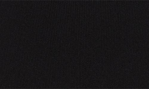 Sacai Suiting Mixed Media Long Sleeve Sweater Dress In Black