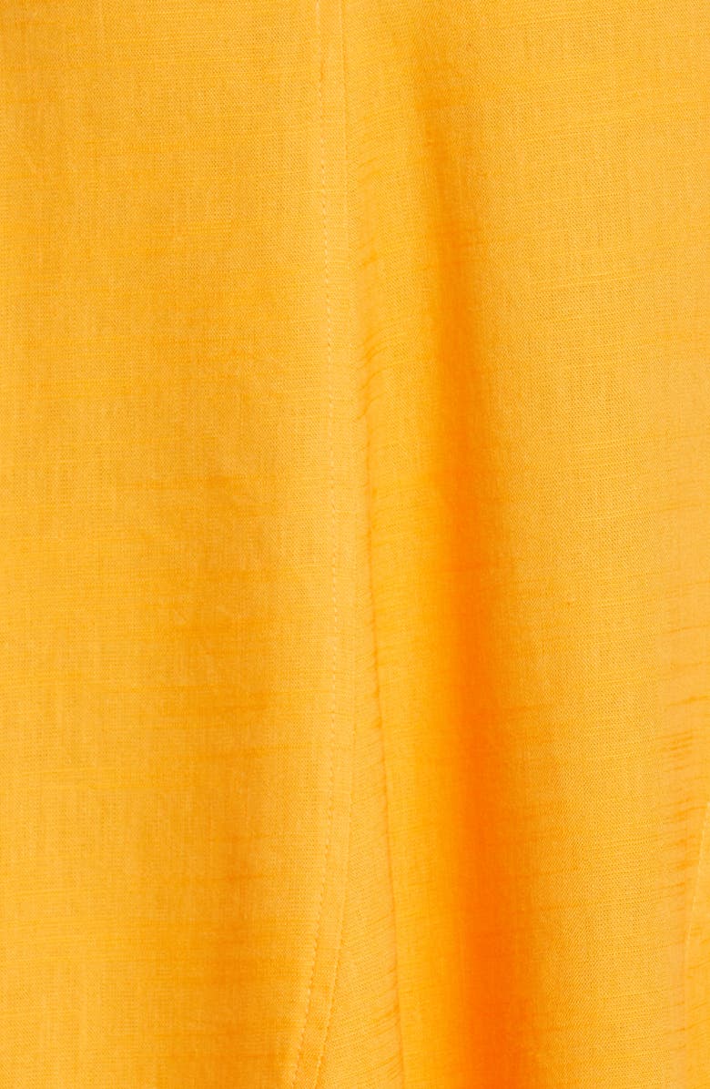 Cult Gaia Eileen Cutout Sleeveless Linen Blend Maxi Dress, Alternate, color,