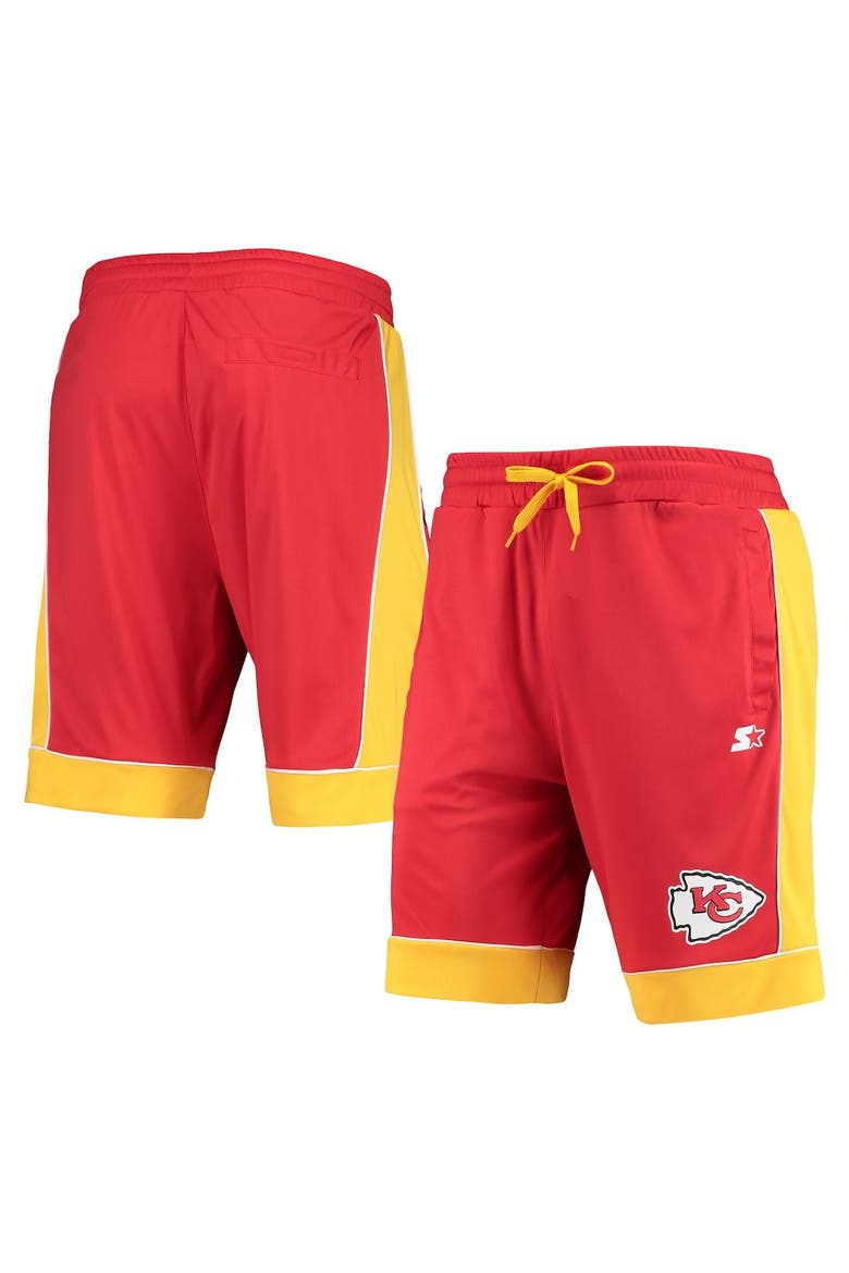 Men's Starter Red/Gold Kansas City Chiefs Fan Favorite Fashion Shorts, Main, color, Red