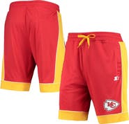 STARTER Men's Starter Red/Gold Kansas City Chiefs Fan Favorite Fashion Shorts