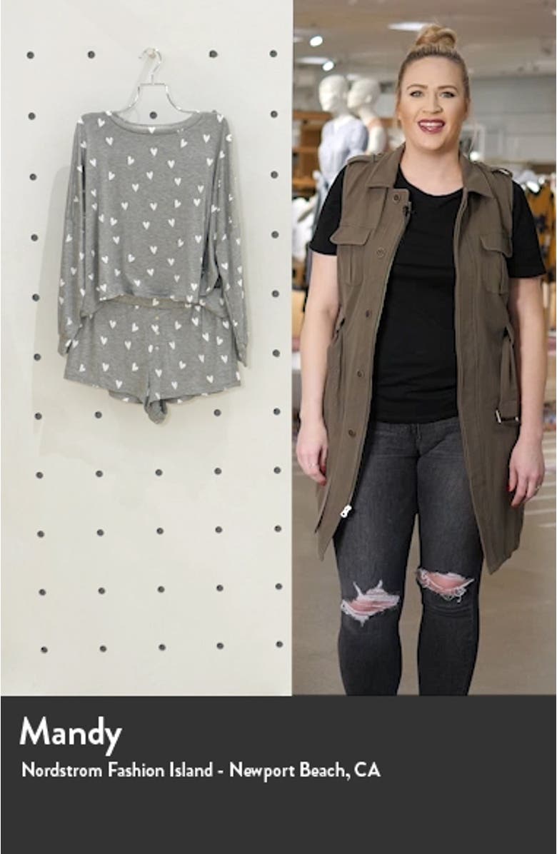 Intimates All American Long Sleeve Shortie Pajamas, sales video thumbnail