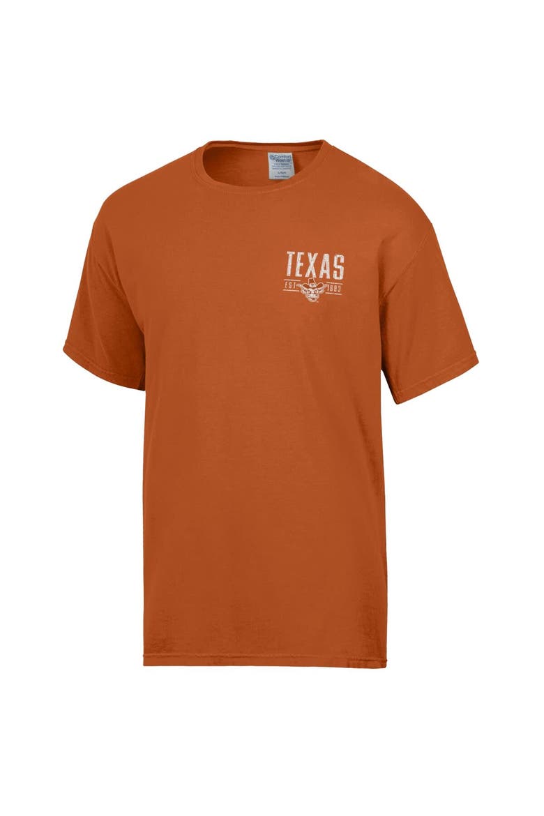 Men's ComfortWash  Burnt Orange Texas Longhorns Big Name T-Shirt, Alternate, color, Burnt Orange