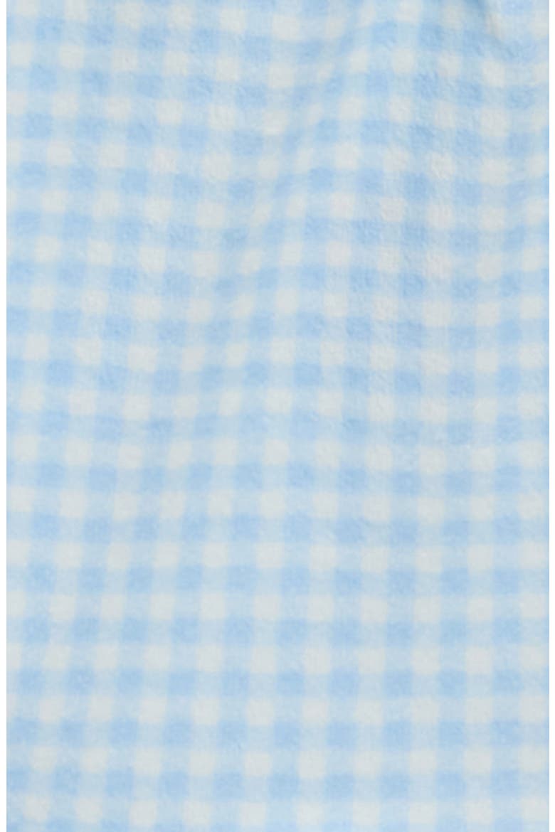 Kids' Daisy Appliqué Cotton Blend Gingham Top & Shorts Set, Alternate, color, BLUE