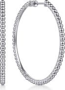 Gabriel & Co. Bujukan Sterling Silver Hoop Earrings, 50mm