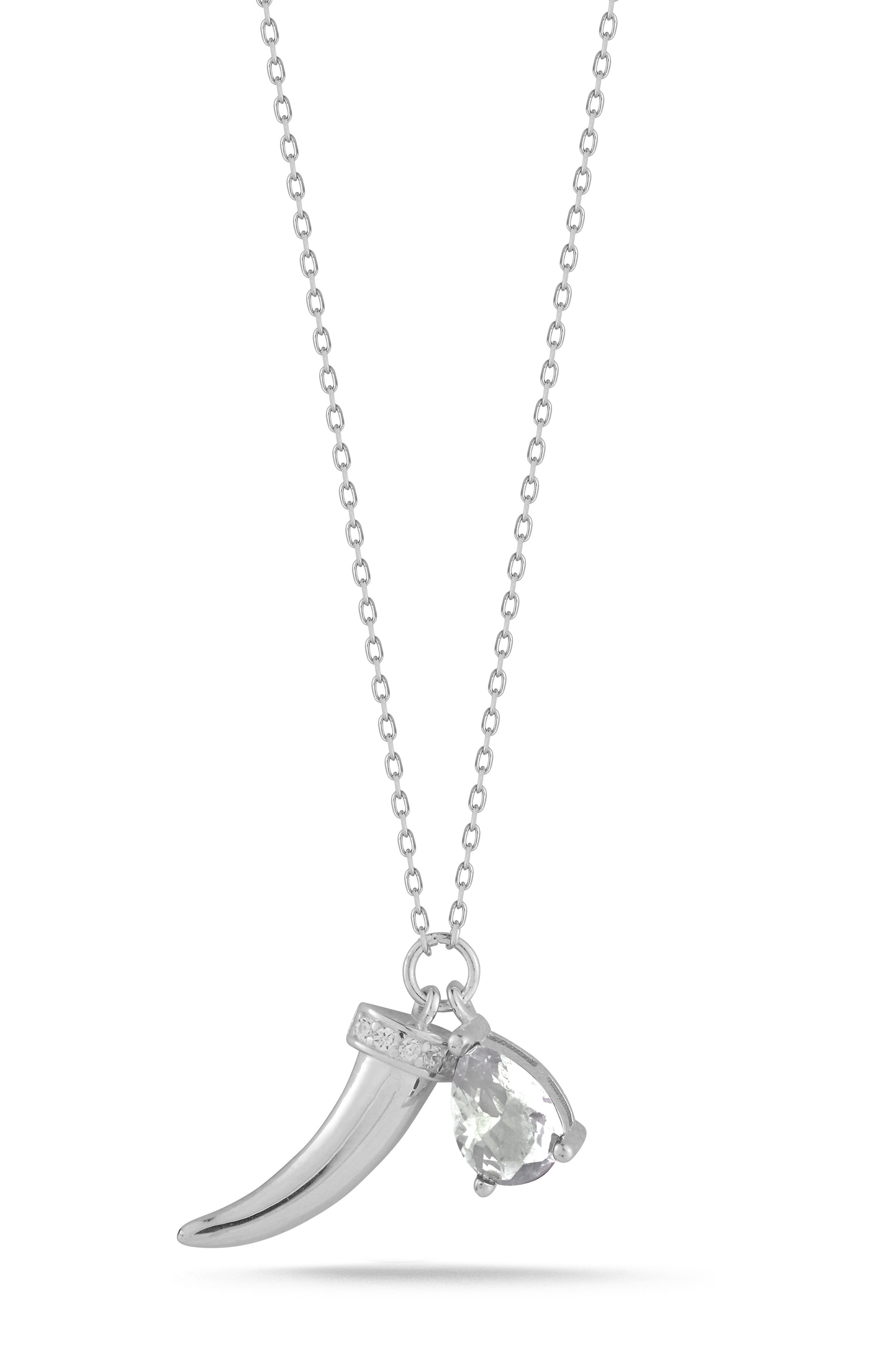 SPHERA MILANO Horn Pendant Necklace