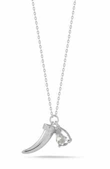 SPHERA MILANO Horn Pendant Necklace