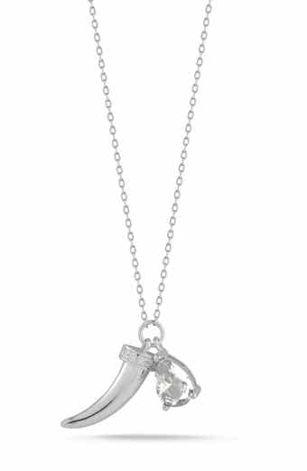 SPHERA MILANO Horn Pendant Necklace