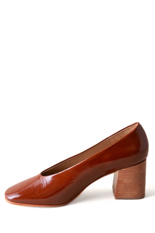 Huma Blanco Salvador Block Heel Pump In Brown