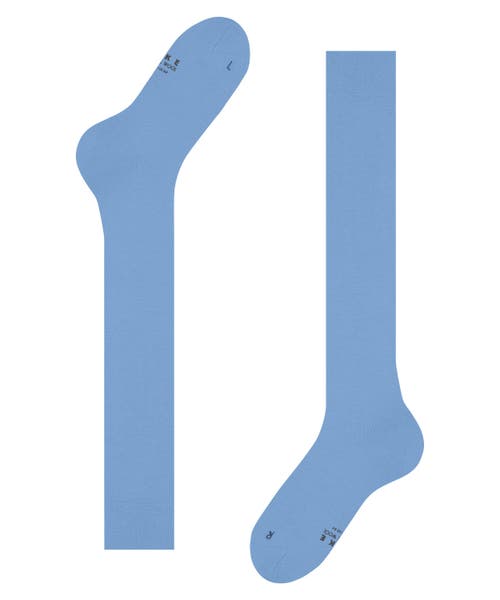 Falke Energizing Wool Compression Knee High Socks In Blue