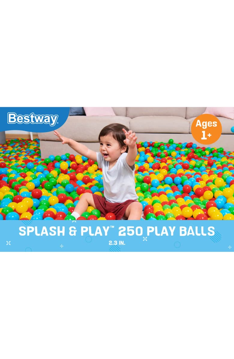 Bestway 250 Bright Color Toy Balls, Alternate, color,