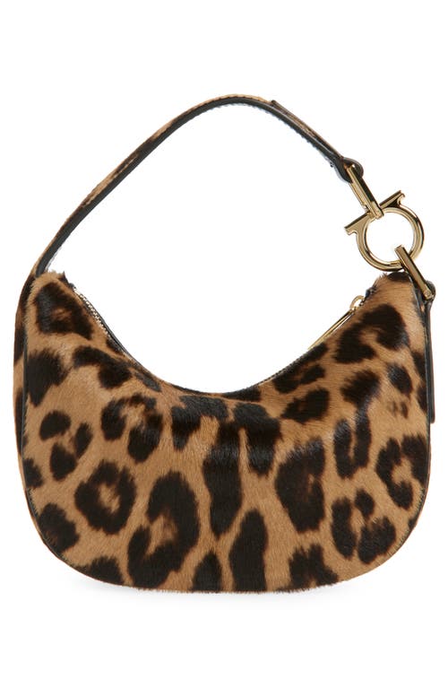 Ferragamo Mini Smile Leather Top Handle Bag In Multi