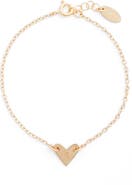 Nashelle Initial Heart Bracelet