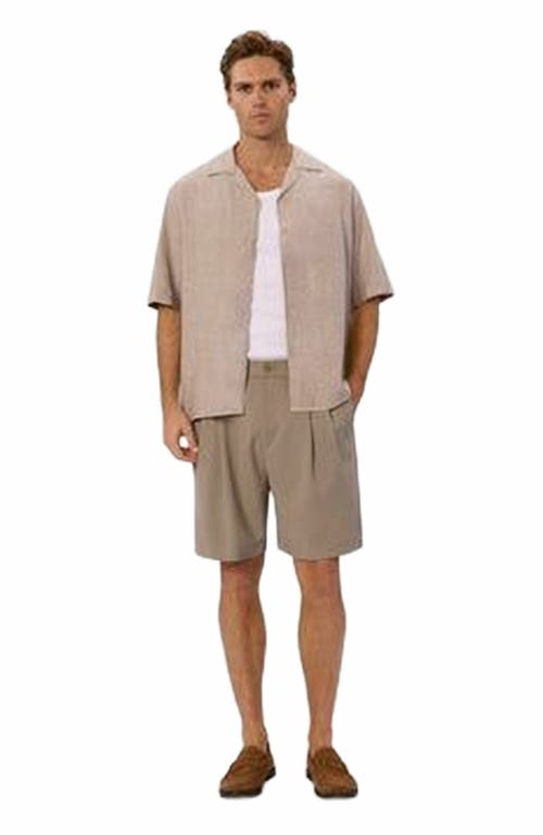 Industrie Australia The Havana Short Sleeve Shirt In Neutral