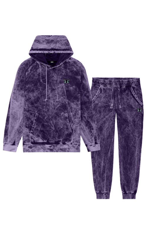Dalix Butterfly Washed Sweatsuit