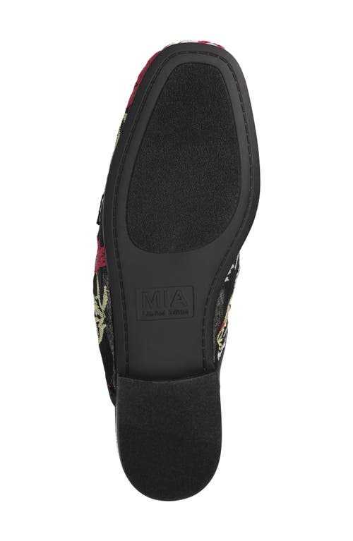 Mia Bouquet Bit Loafer Mule In Multi
