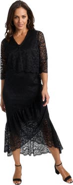 Jessica London 2-Piece Lace Tulip Jacket Dress