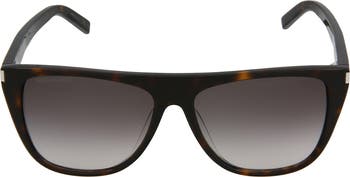 58mm Square Sunglasses