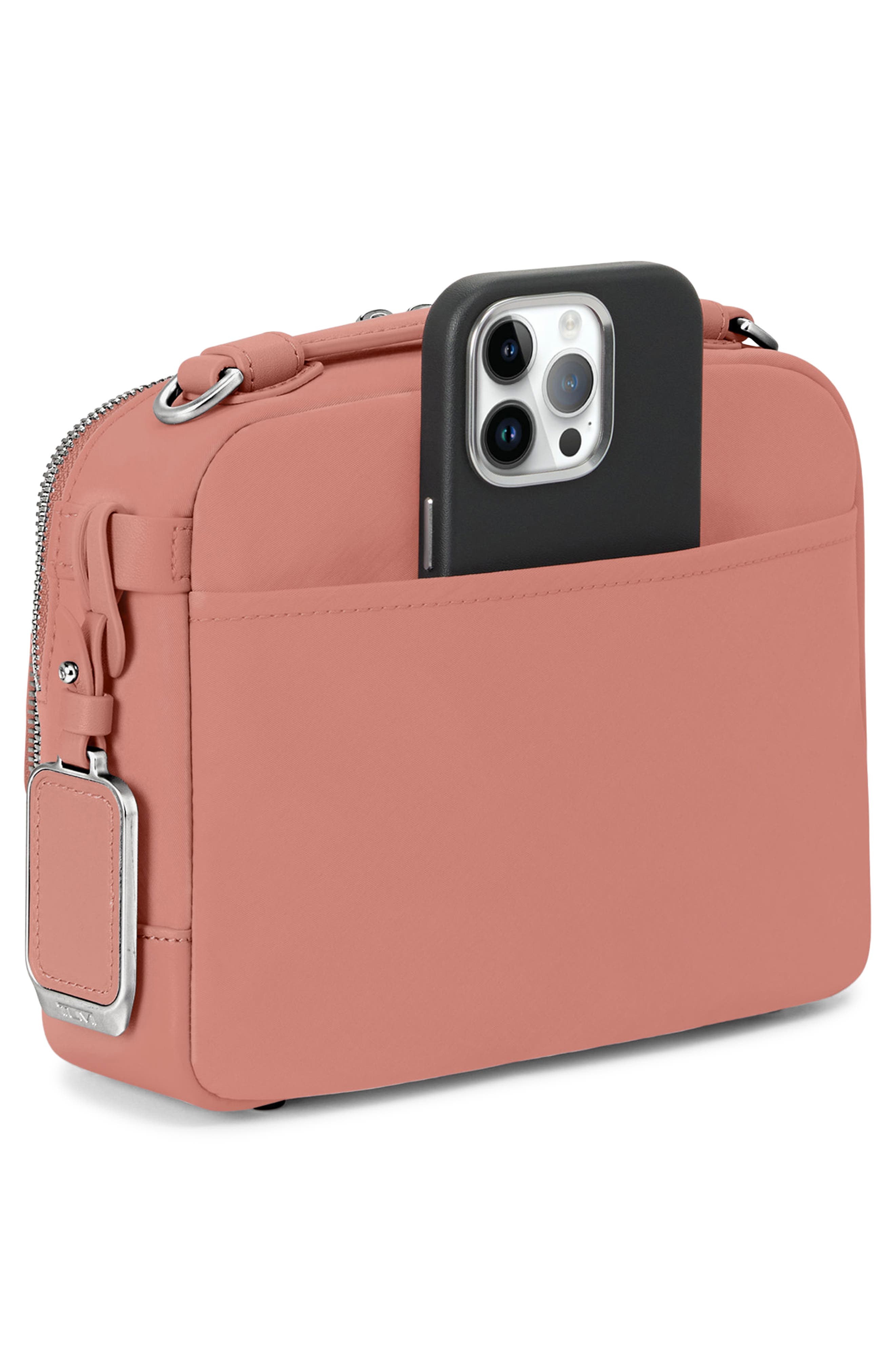 Voyageur Teghan Crossbody Bag, Alternate, color, PINK CLAY