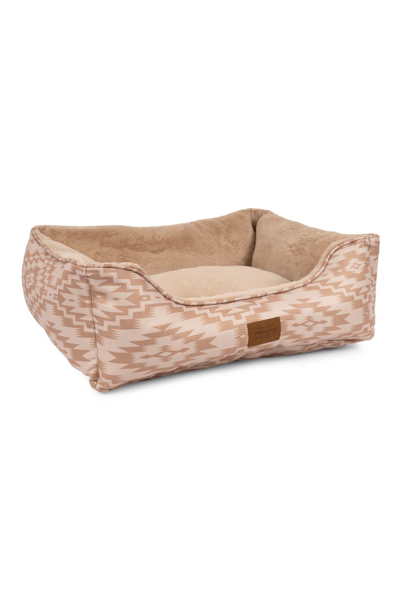Faux Fur Kuddler Dog Bed, Alternate, color, MESILLA GINGER