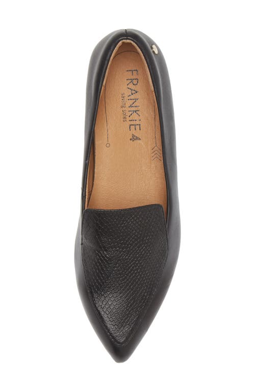 Frankie4 Faye Reptile Embossed Flat