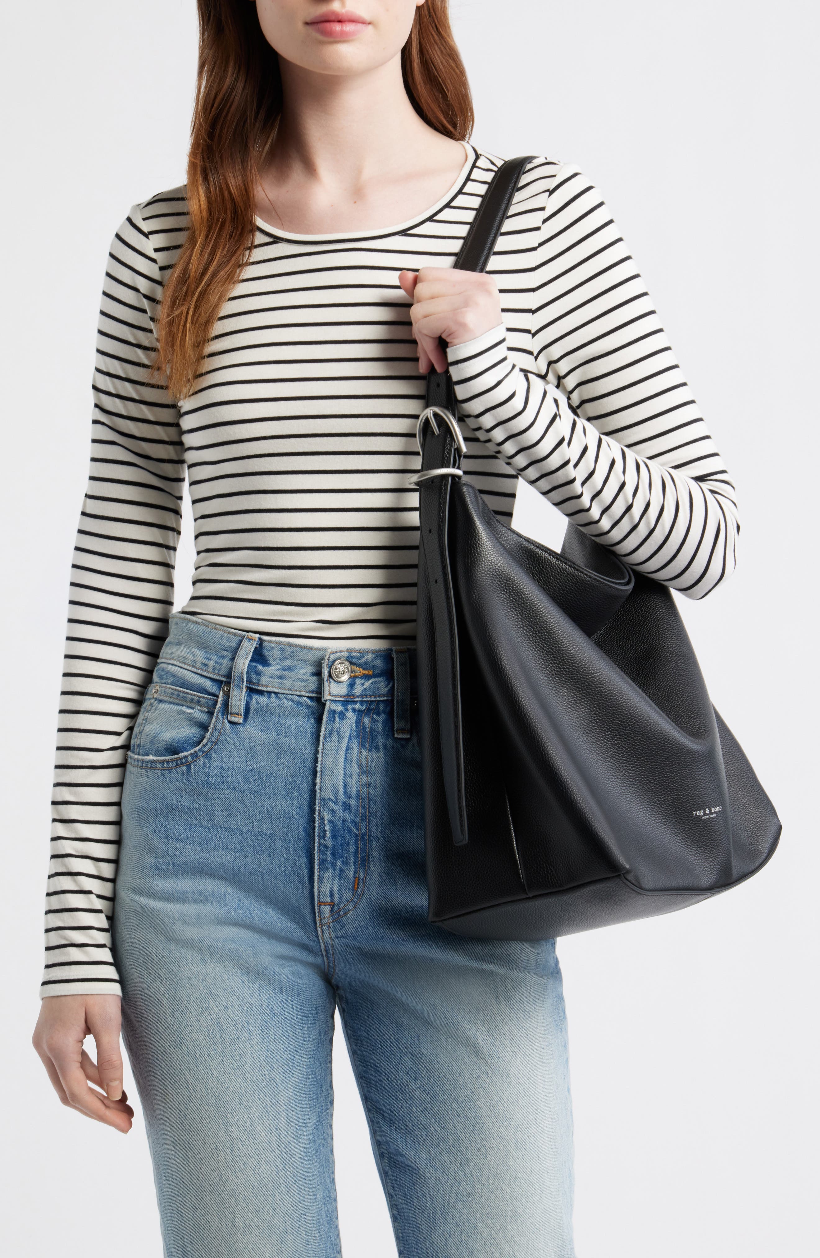 Uptown Carryall Shoulder Bag, Alternate, color, BLACK
