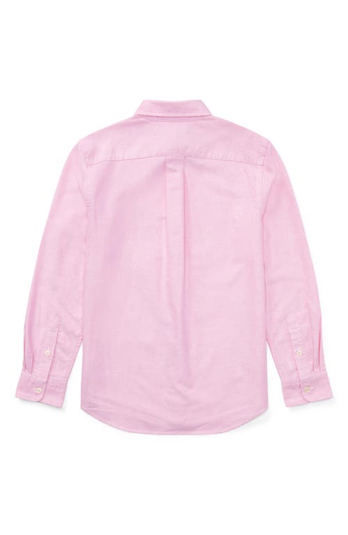 Polo Ralph Lauren Toddler And Little Boys Cotton Oxford Shirt In Pink