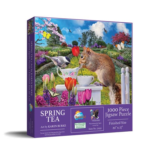 Spring Tea 1000 piece Jigsaw Puzzle for Adults