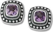 SAMUEL B. Stone Stud Earrings