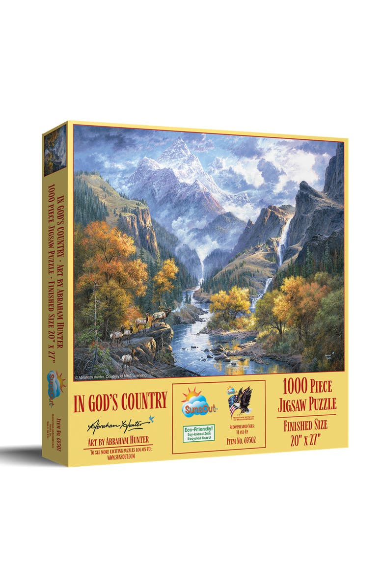 Sunsout In Gods Country 1000 piece Jigsaw Puzzle for Adults, Main, color, Multicolor