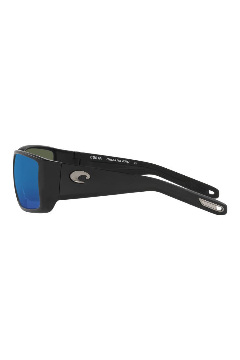 Fantail PRO 60mm Polarized Sunglasses, Alternate, color, MATTE BLACK/ BLUE MIRRORED