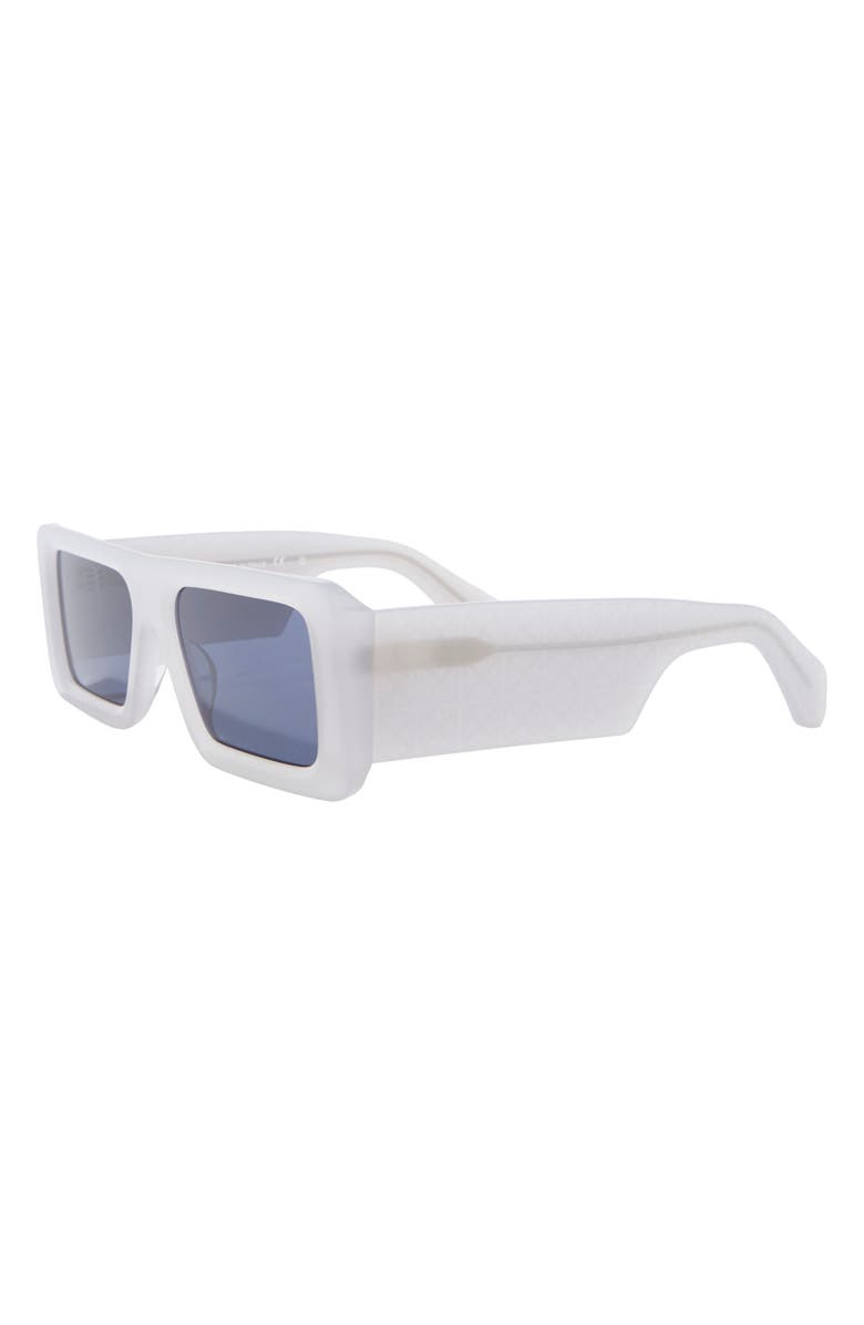 Off-White 54mm Troy Square Sunglasses, Alternate, color, Grey Blue