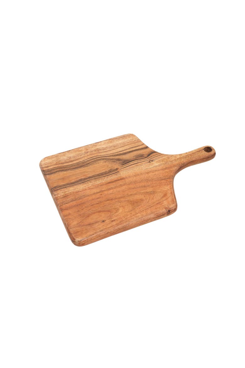 Acacia Wood Chopping Board with Handle Cutting Board, Main, color, Natural Wood