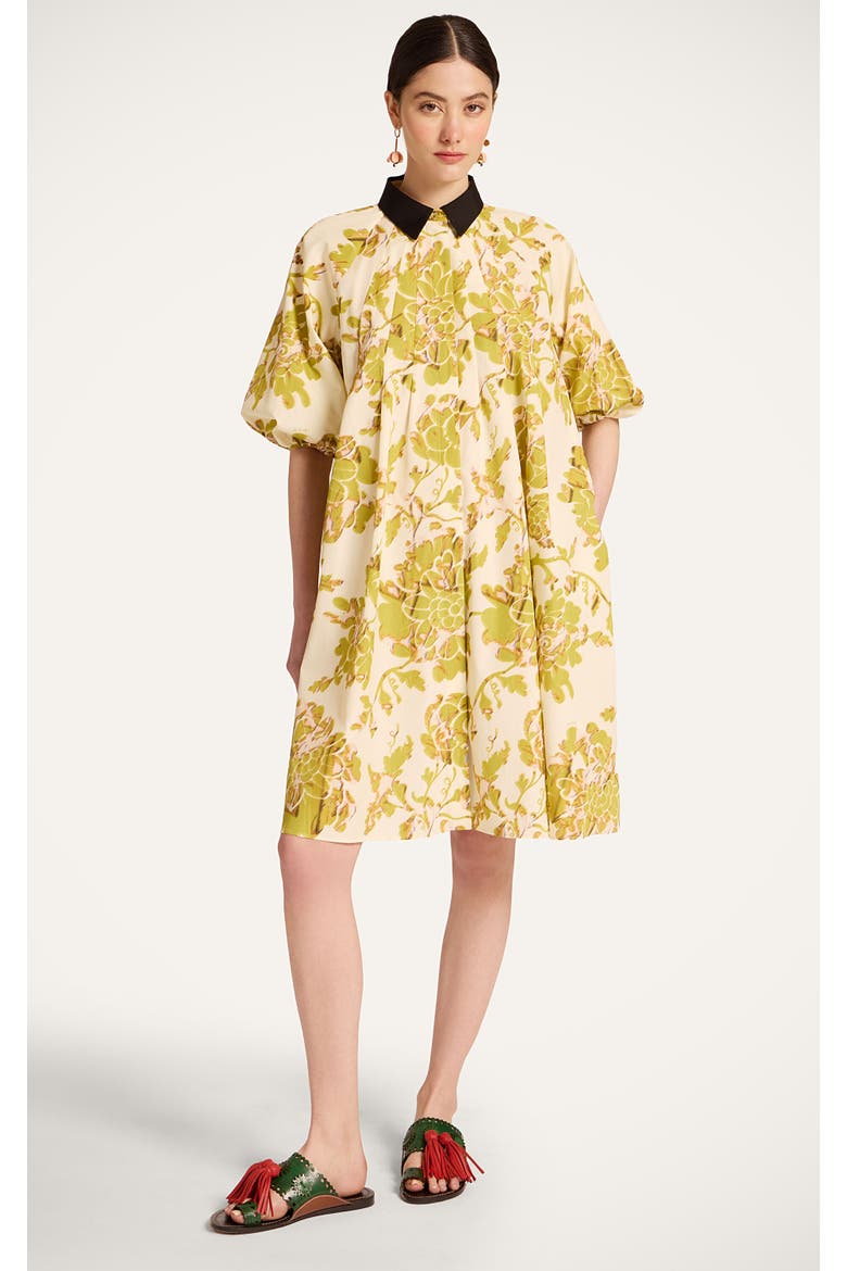 Sunburst Dress, Main, color, Oasis Green