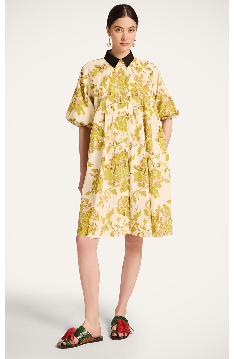 La DoubleJ Sunburst Dress, Main, color, Oasis Green