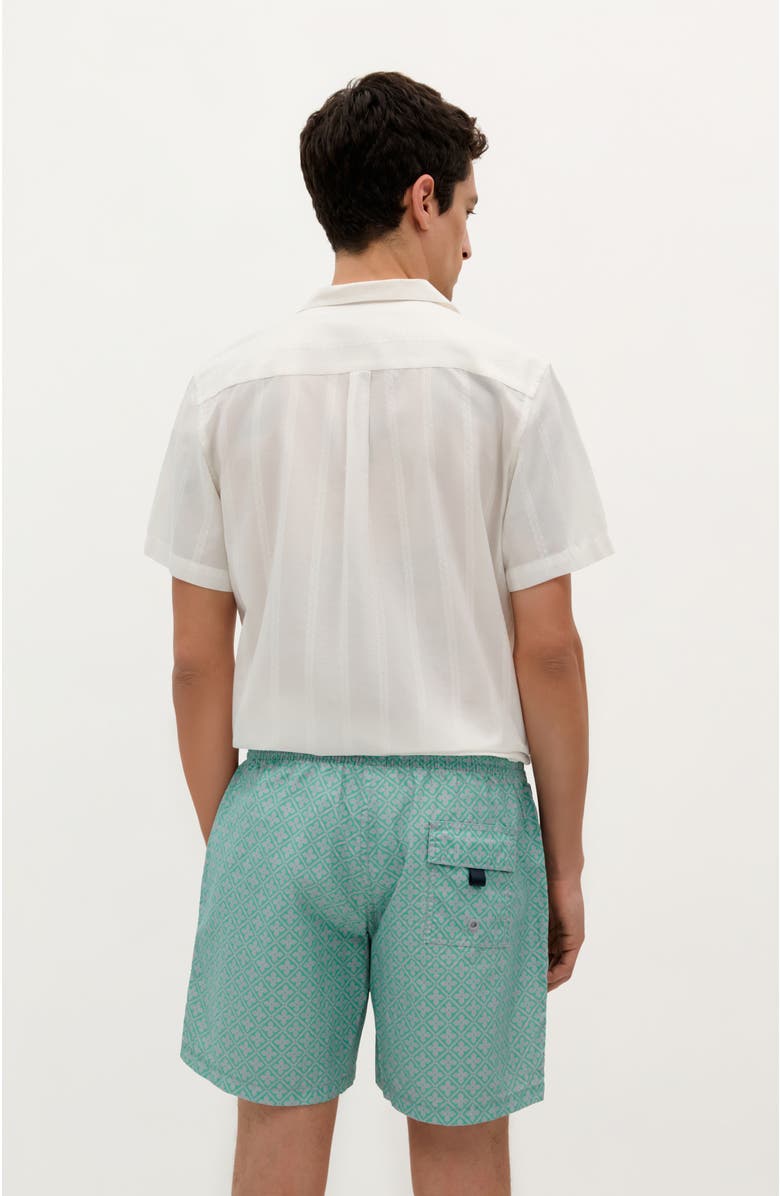 Scalpers Corona Swimsuit, Alternate, color, Water