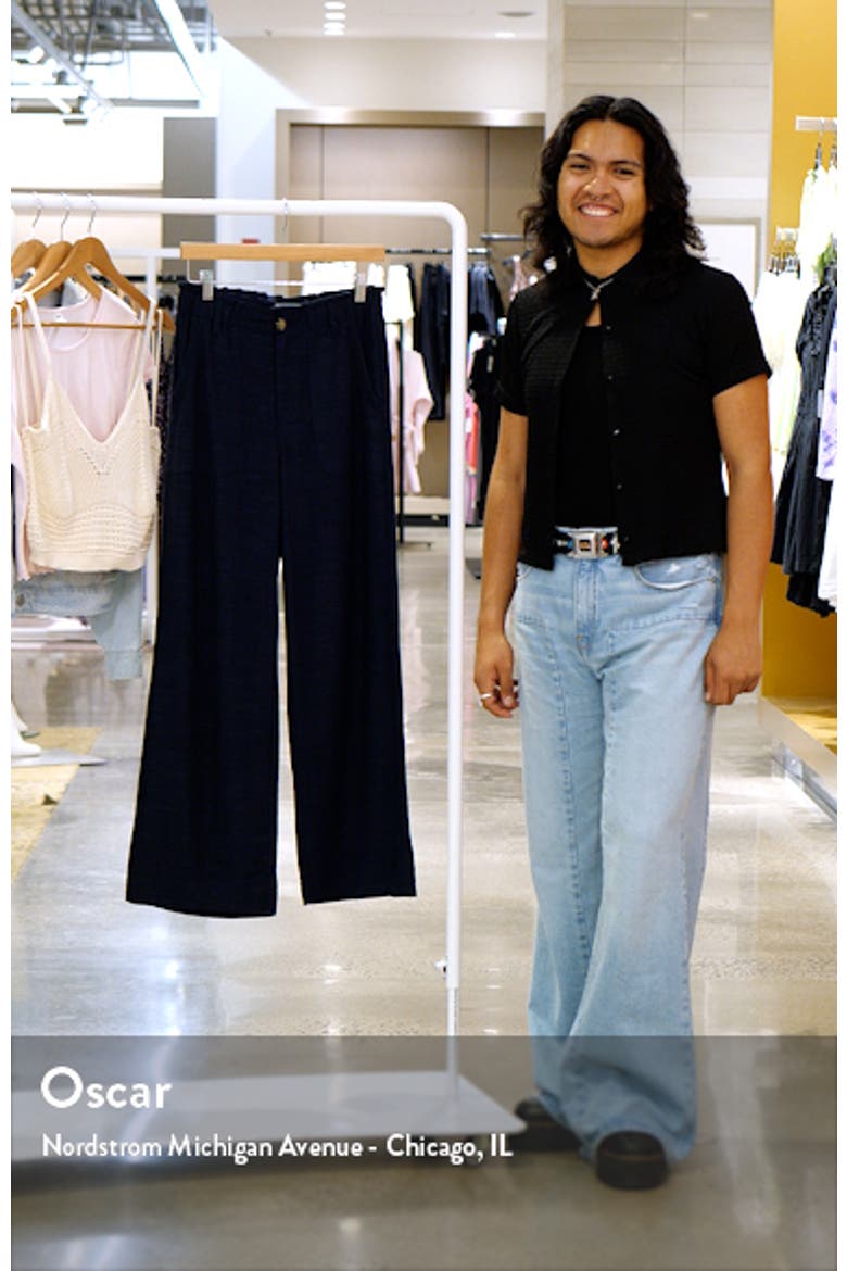 Sky Rise Wide Leg Pants video