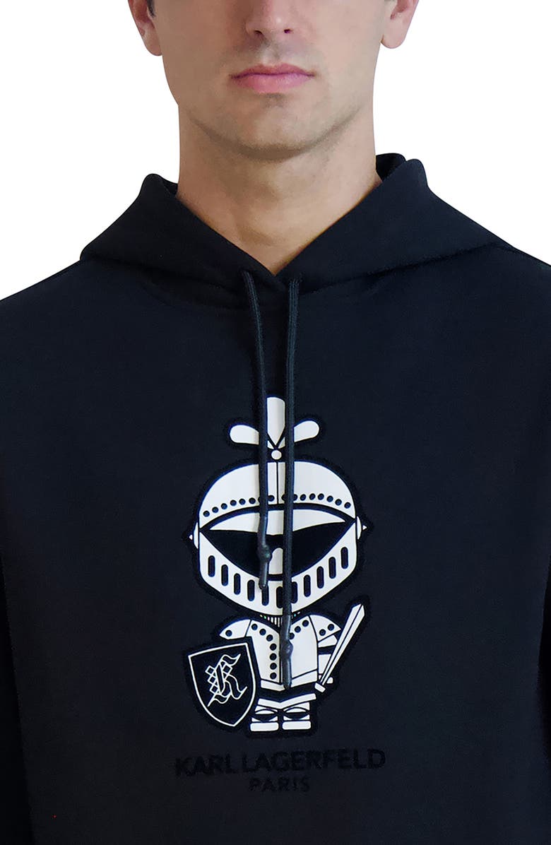 KARL LAGERFELD PARIS Karl Amour Hoodie, Alternate, color, 